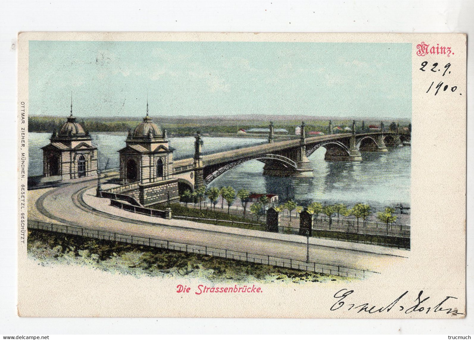 49 - MAINZ - Die Strassenbrücke *1900* - Mainz