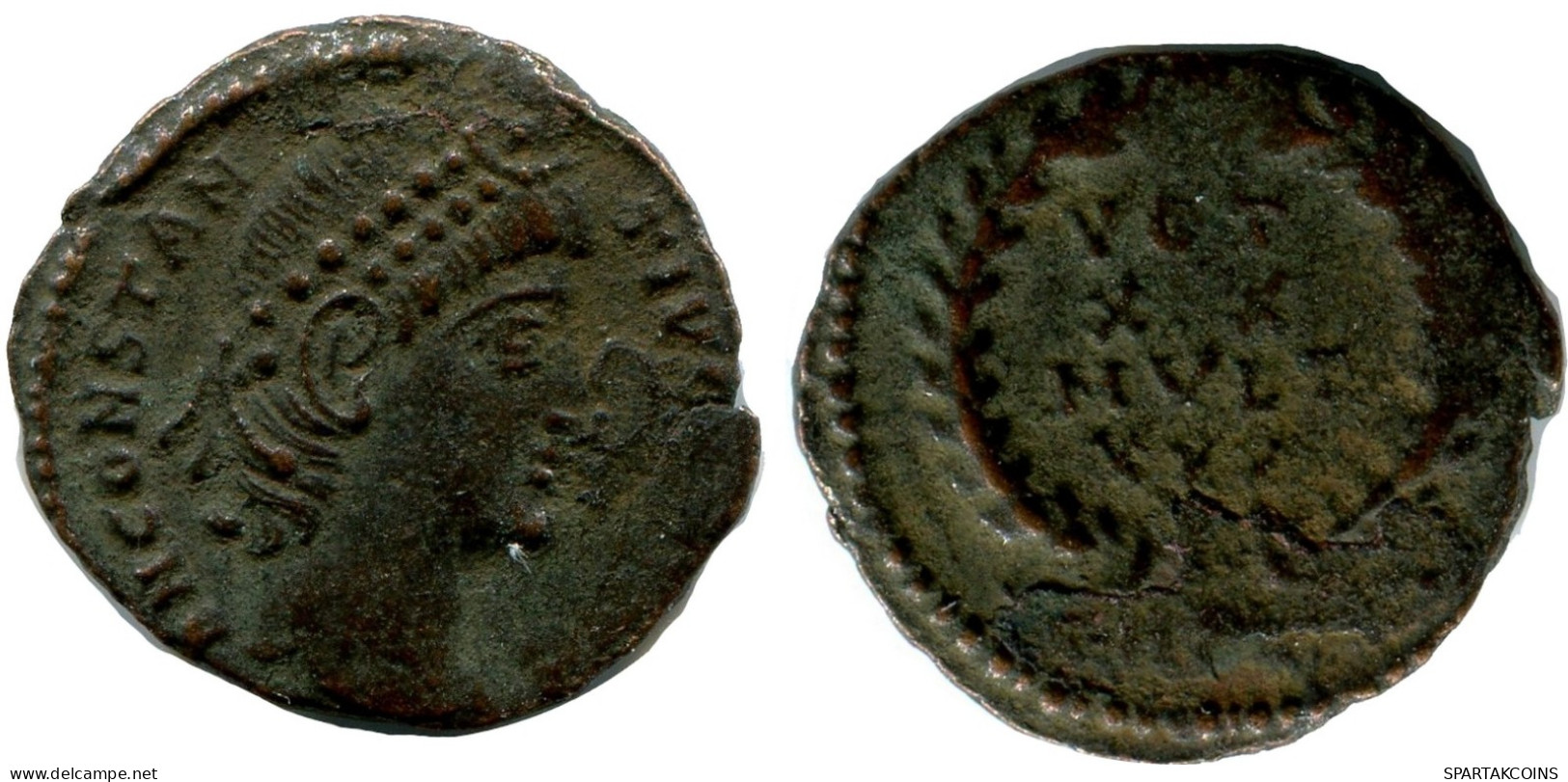 CONSTANTIUS II MINT UNCERTAIN FOUND IN IHNASYAH HOARD EGYPT #ANC10062.14.E.A - Der Christlischen Kaiser (307 / 363)