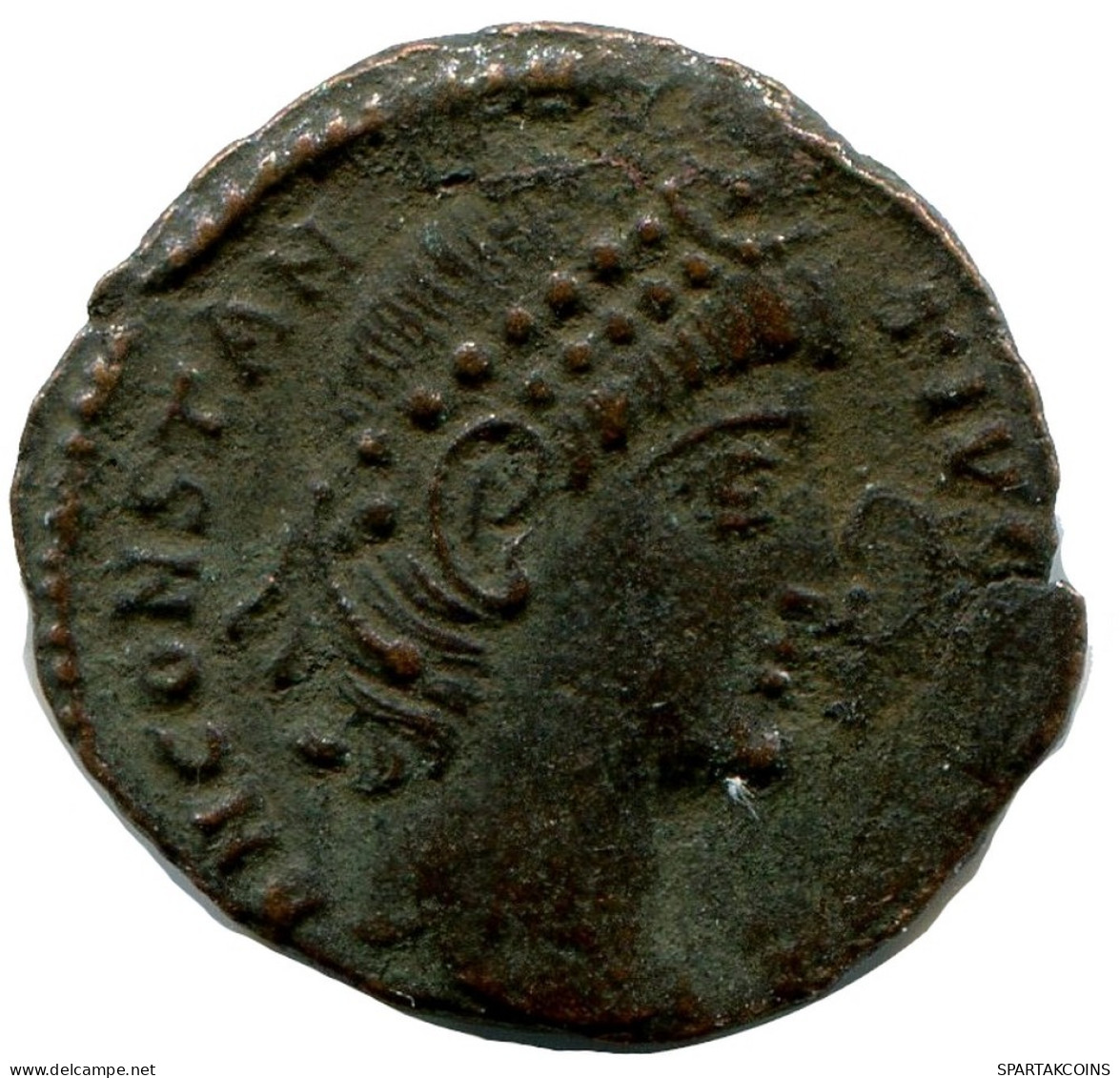 CONSTANTIUS II MINT UNCERTAIN FOUND IN IHNASYAH HOARD EGYPT #ANC10062.14.E.A - The Christian Empire (307 AD To 363 AD)