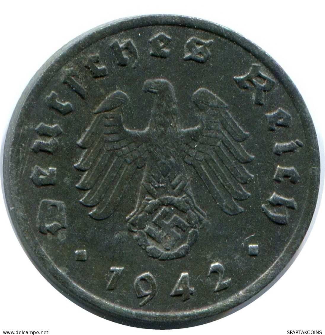 1 REICHSPFENNIG 1942 A ALEMANIA Moneda GERMANY #DB812.E.A - 1 Reichspfennig