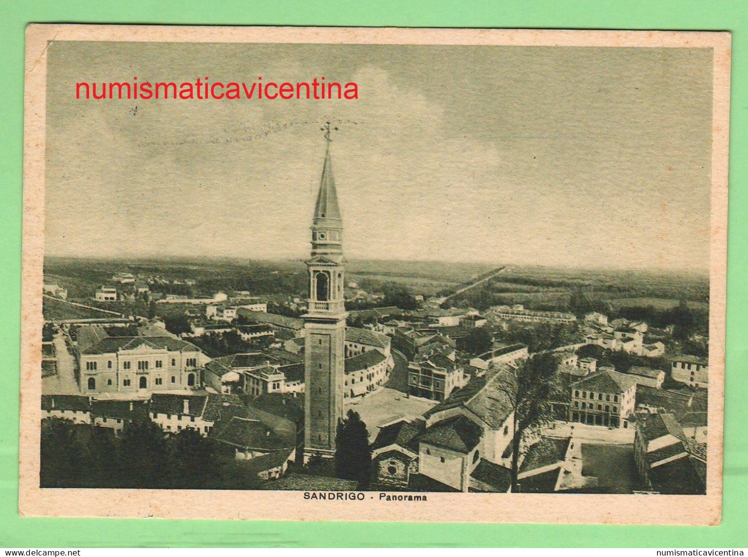 Sandrigo Vicenza Veduta Viaggiata 1943 - Vicenza