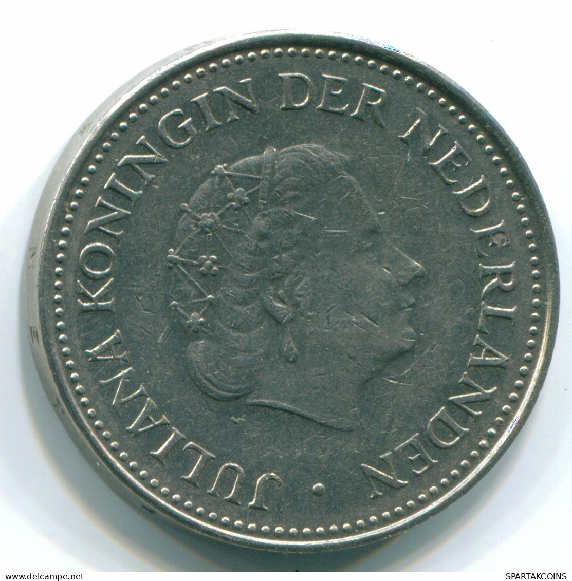 1 GULDEN 1971 NETHERLANDS ANTILLES Nickel Colonial Coin #S12012.U.A - Antille Olandesi