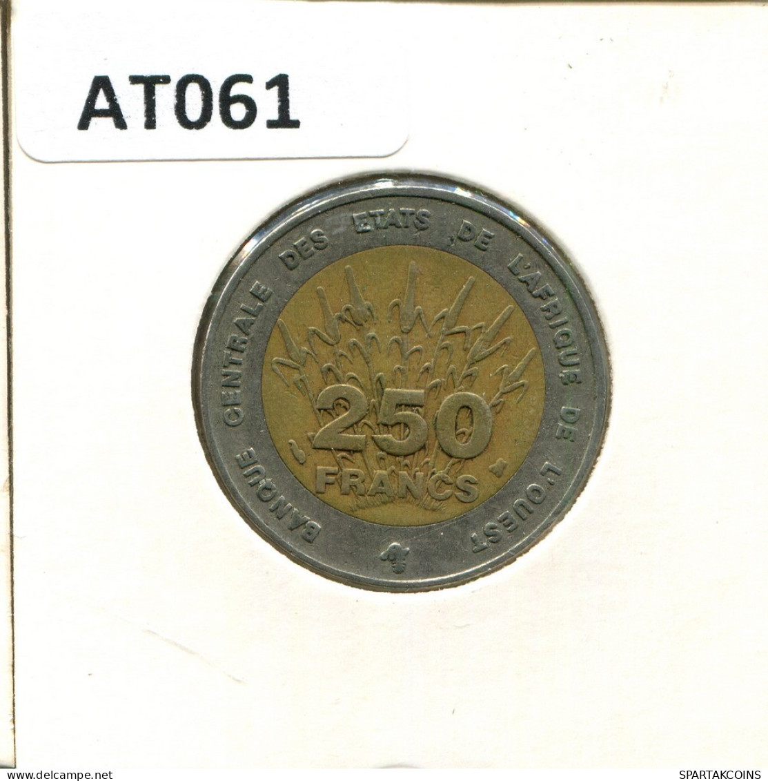 250 FRANCS CFA 1996 Western African States (BCEAO) BIMETALLIC Pièce #AT061.F.A - Autres – Afrique