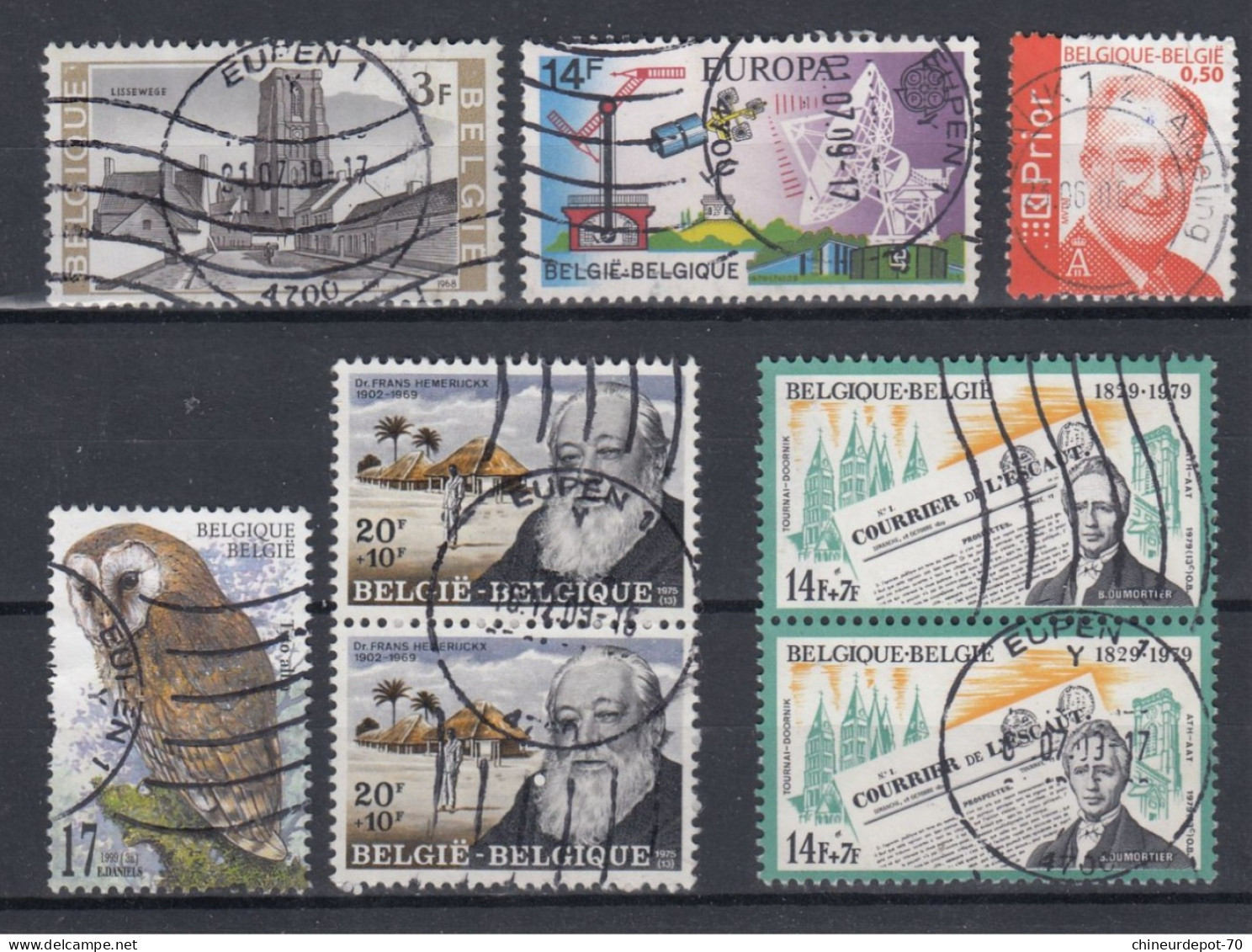 TIMBRES BELGE NON Classés - Other & Unclassified