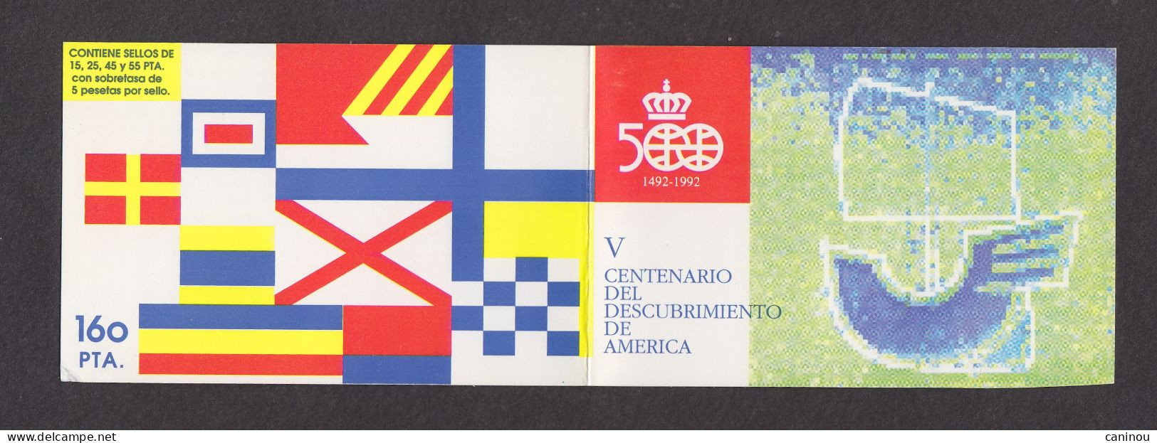 ESPAGNE CARNET DECOUVERTE AMERIQUE 1991 Y & T C 3137C NEUF - Booklets