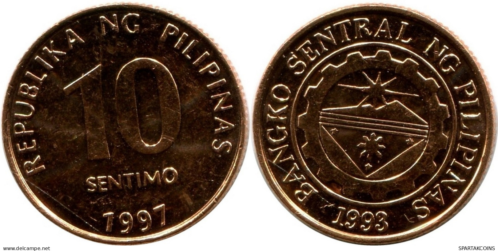 10 CENTIMO 1997 PHILIPPINES UNC Pièce #M10038.F.A - Filipinas