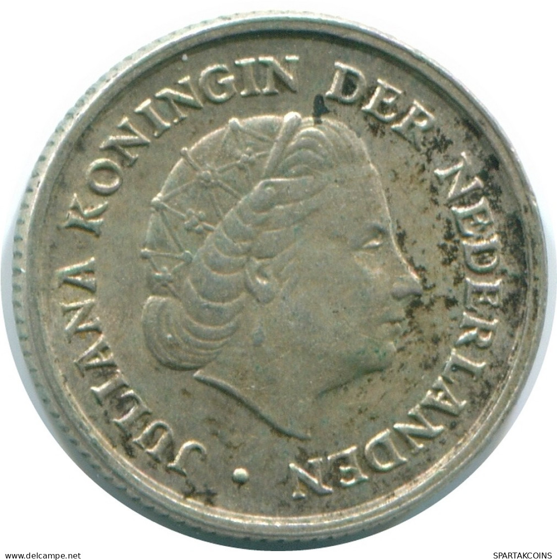 1/10 GULDEN 1966 NIEDERLÄNDISCHE ANTILLEN SILBER Koloniale Münze #NL12938.3.D.A - Antille Olandesi