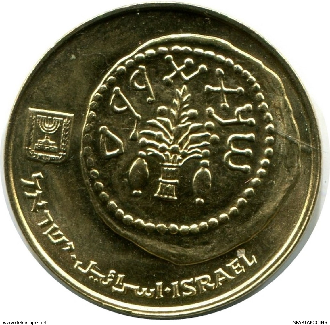 5 AGOROT ISRAEL UNC Coin #M10342.U.A - Israele