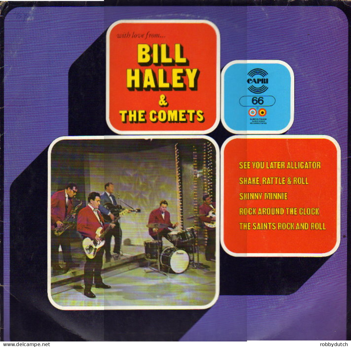 * LP *  WITH LOVE FROM BILL HALEY & THE COMETS (BIGGEST HITS) (Holland 1968) - Rock