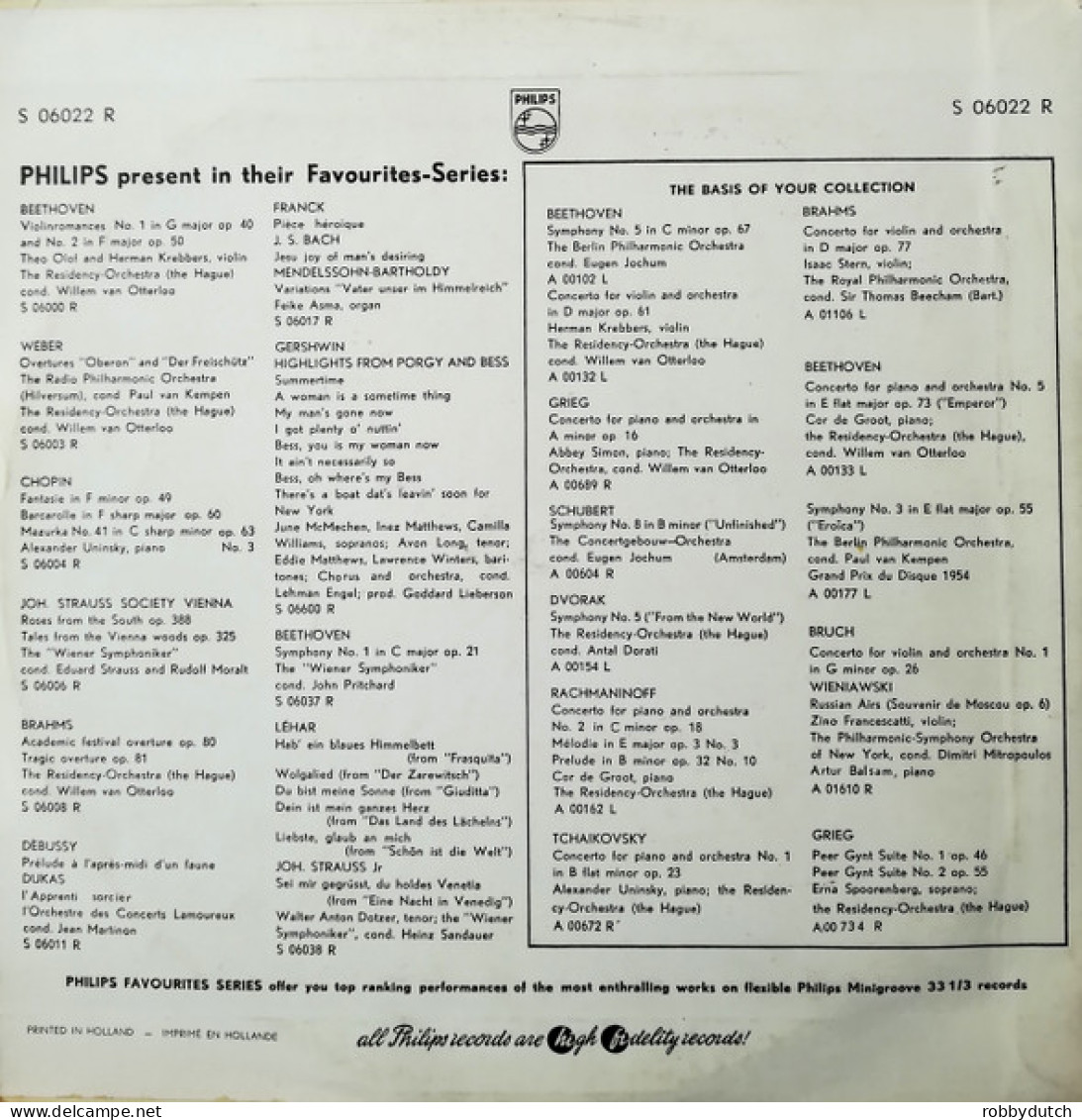 * 10" LP *  UNE NUIT SUR LE MONT CHAUVE / DANS LES STEPPES DE L' ASIE CENTRALE (1954 EX-) - Classica
