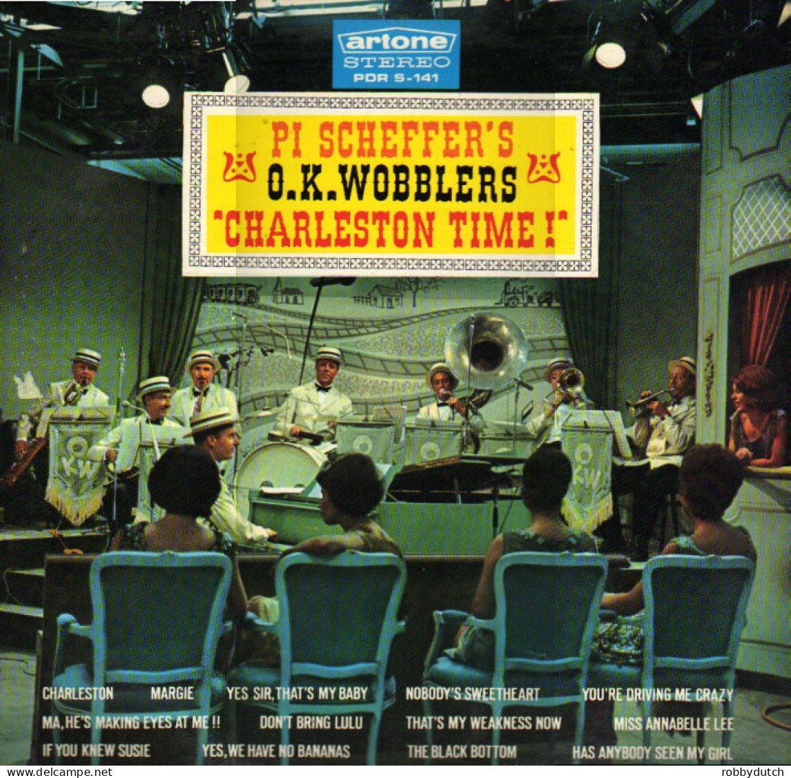 * LP *  PI SCHEFFER'S O.K. WOBBLERS - CHARLESTON TIME! (Holland 1967 EX-) - Jazz