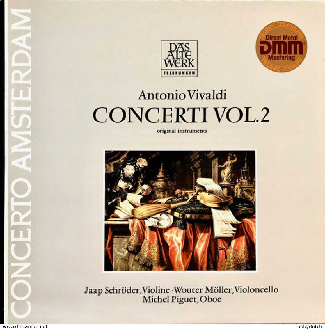 * LP *  VIVALDI - CONCERTI VOL.2 : CONCERTO AMSTERDAM (Original Instruments)(Germany 1978 NM) - Classica