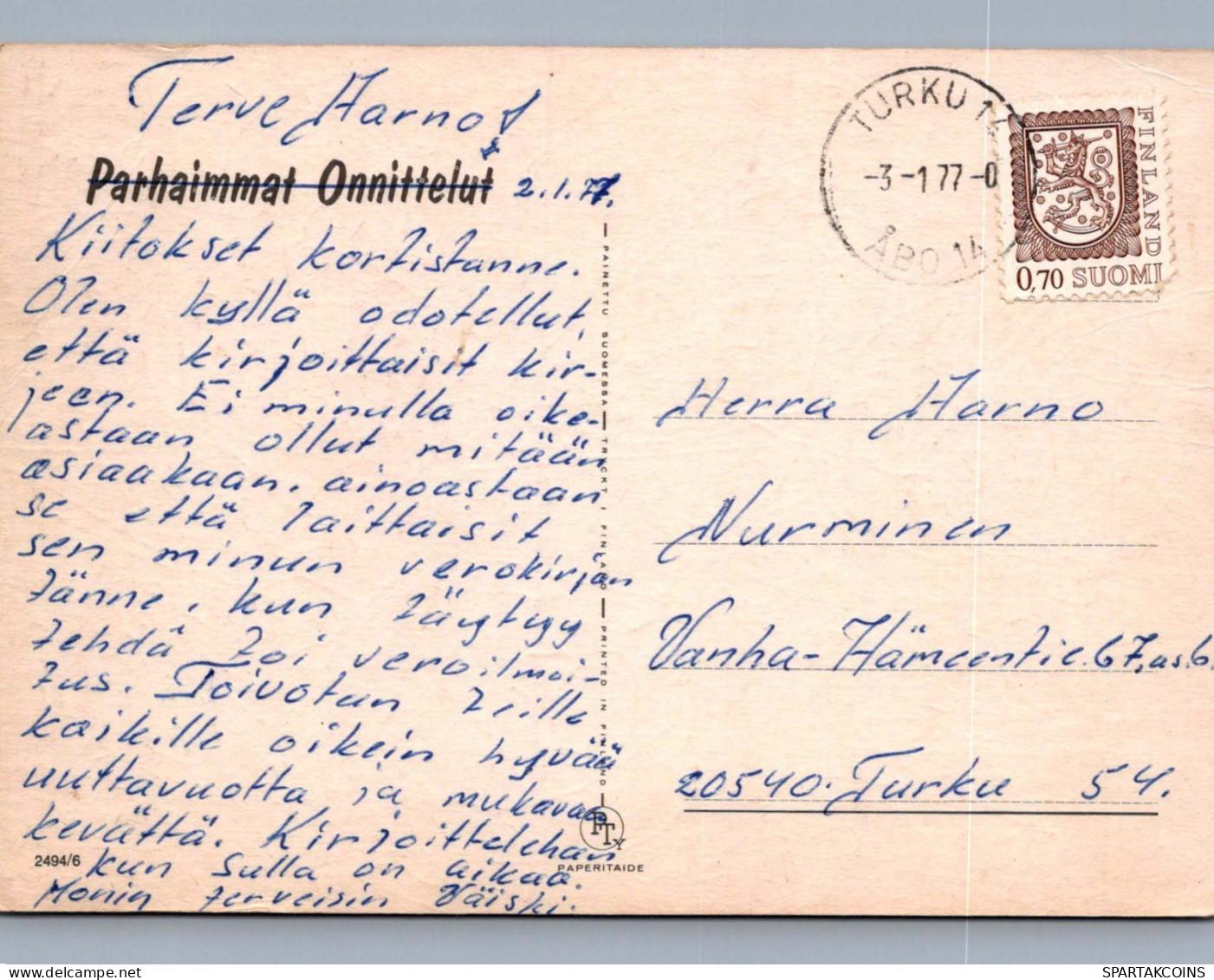 FLEURS Vintage Carte Postale CPSM #PAS012.A - Bloemen