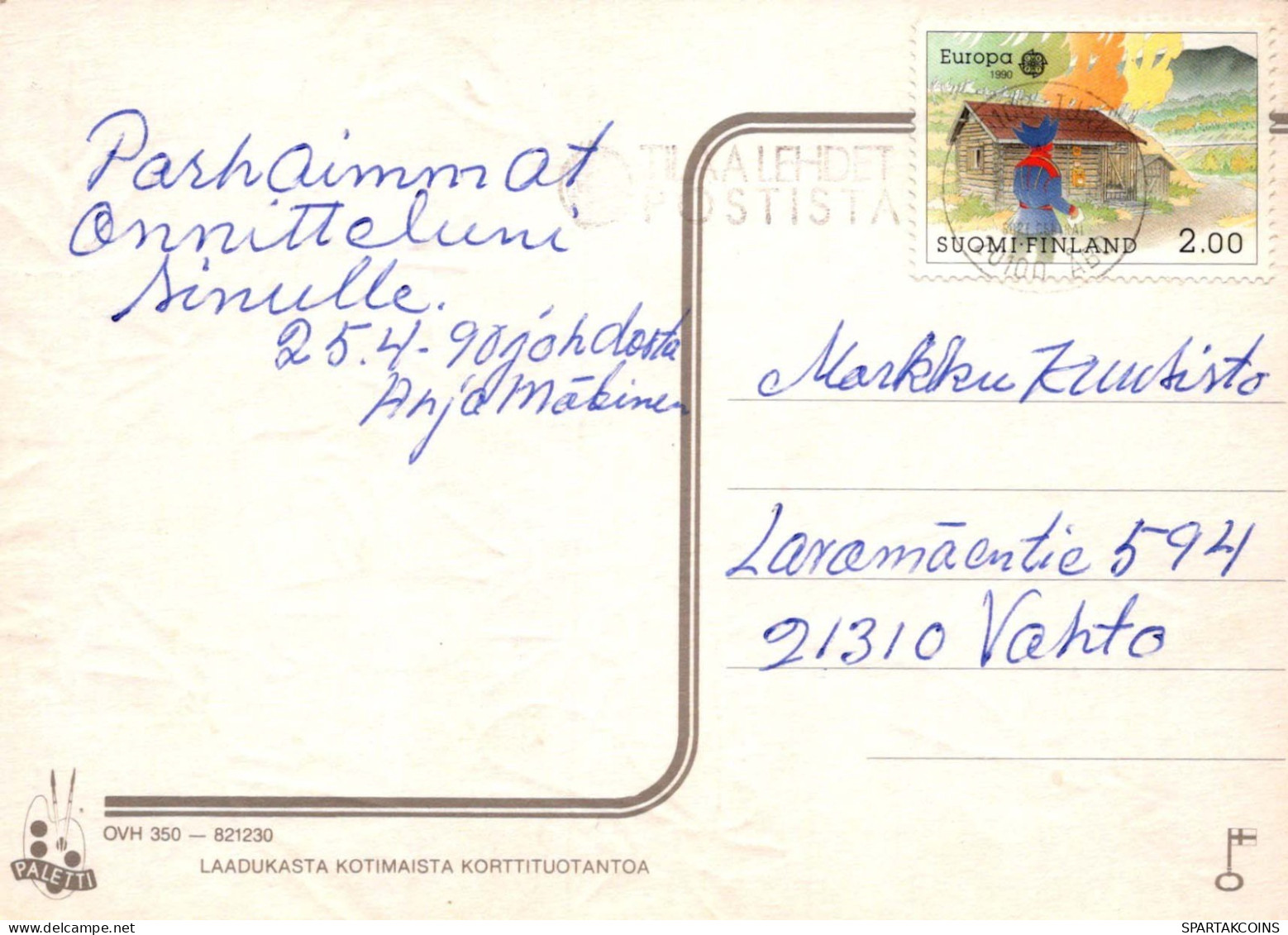 FLORES Vintage Tarjeta Postal CPSM #PAR769.A - Bloemen