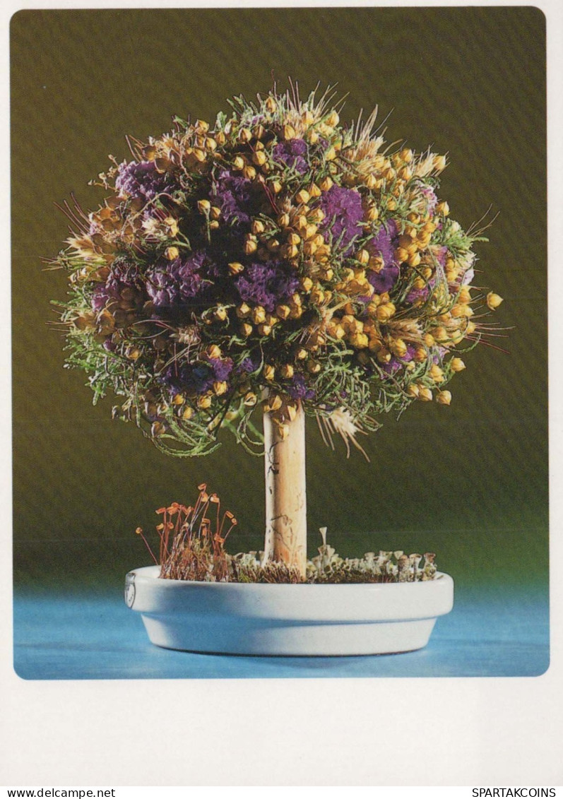 FLOWERS Vintage Postcard CPSM #PAR618.A - Bloemen