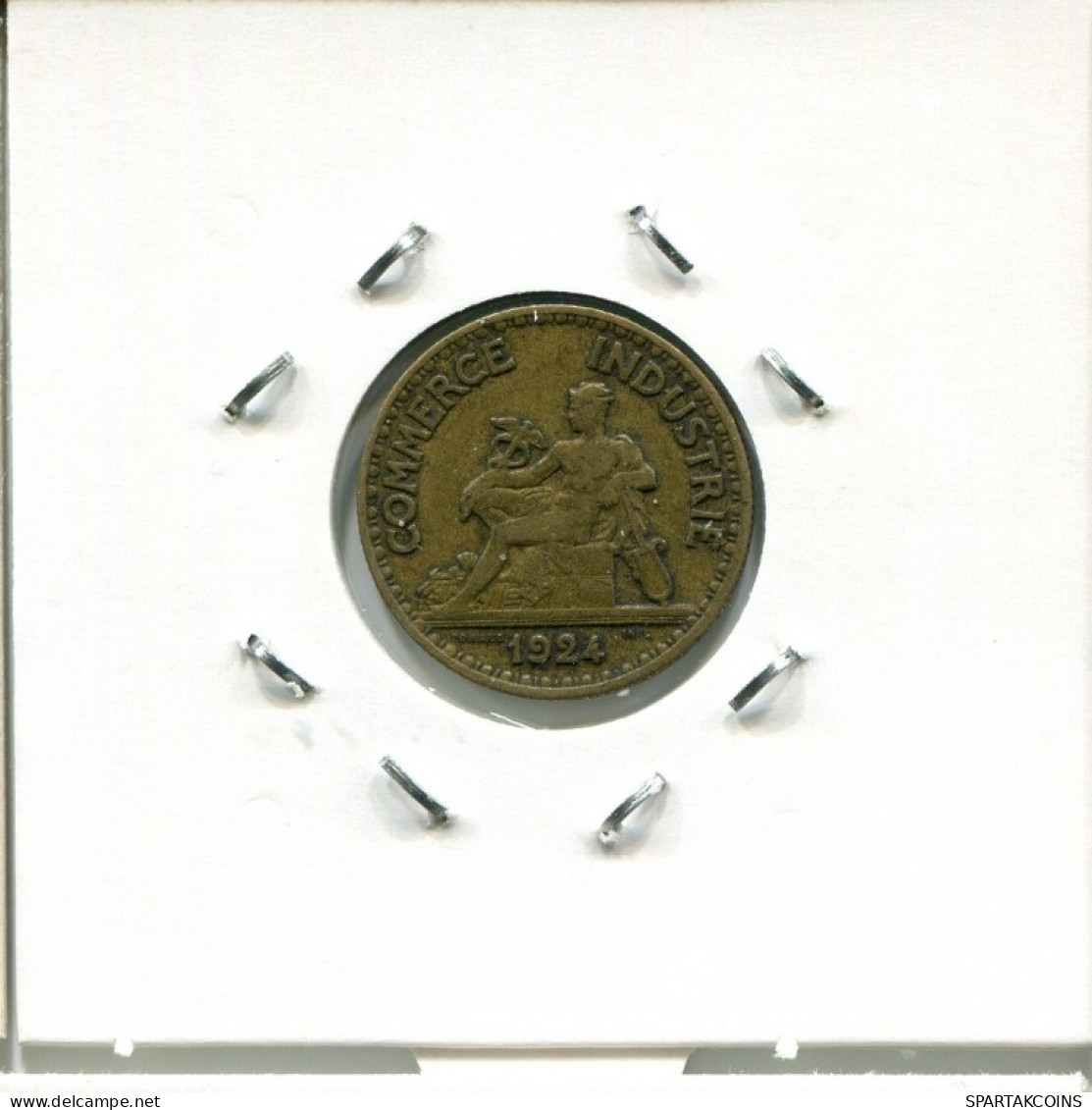 50 CENTIMES 1924 FRANKREICH FRANCE Französisch Münze #AN205.D.A - 50 Centimes