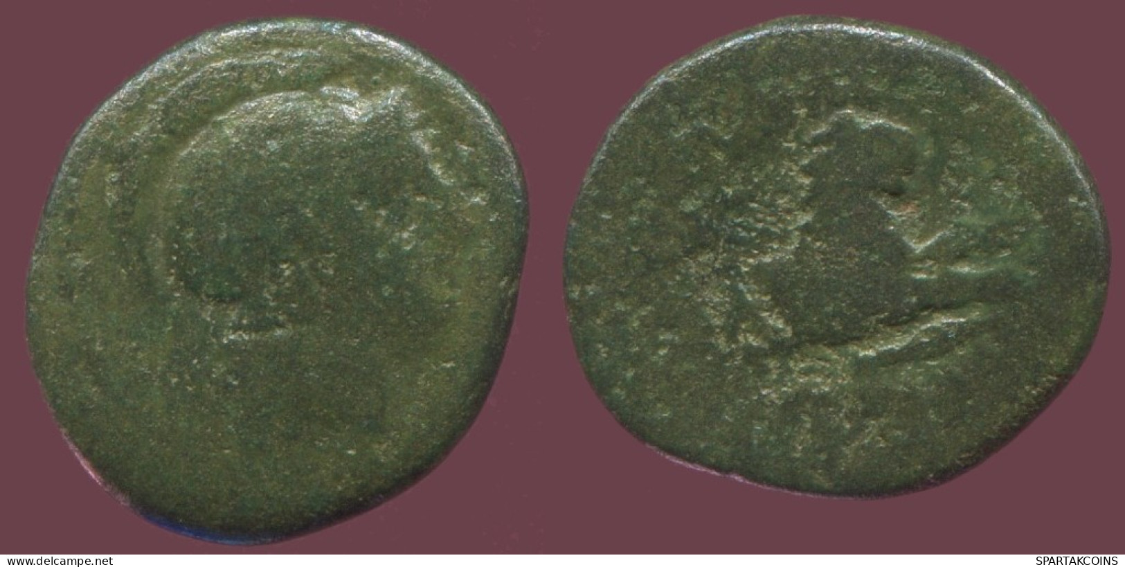 LION Ancient Authentic Original GREEK Coin 1.8g/15mm #ANT1465.9.U.A - Greche