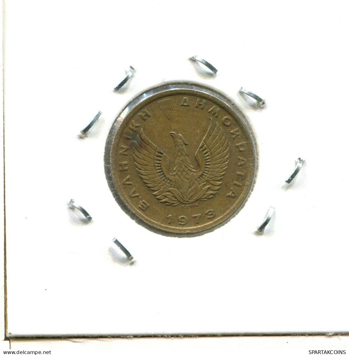 1 DRACHMES 1973 GREECE Coin #AS433.U.A - Grèce
