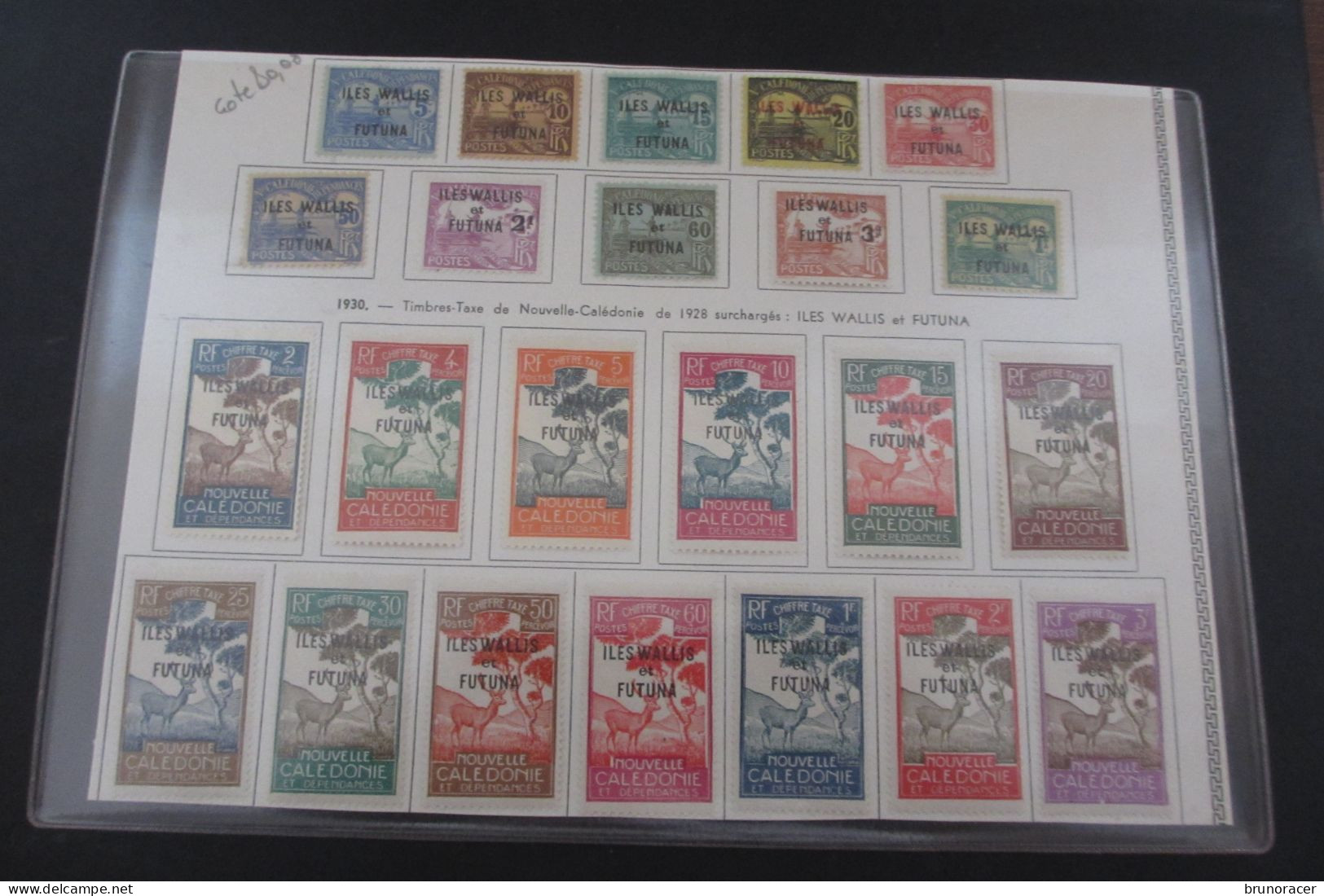 LOT WALLIS & FUTUNA TAXES N° 1 à 23 NEUF* TB COTE 80 EUROS  VOIR SCANS - Timbres-taxe