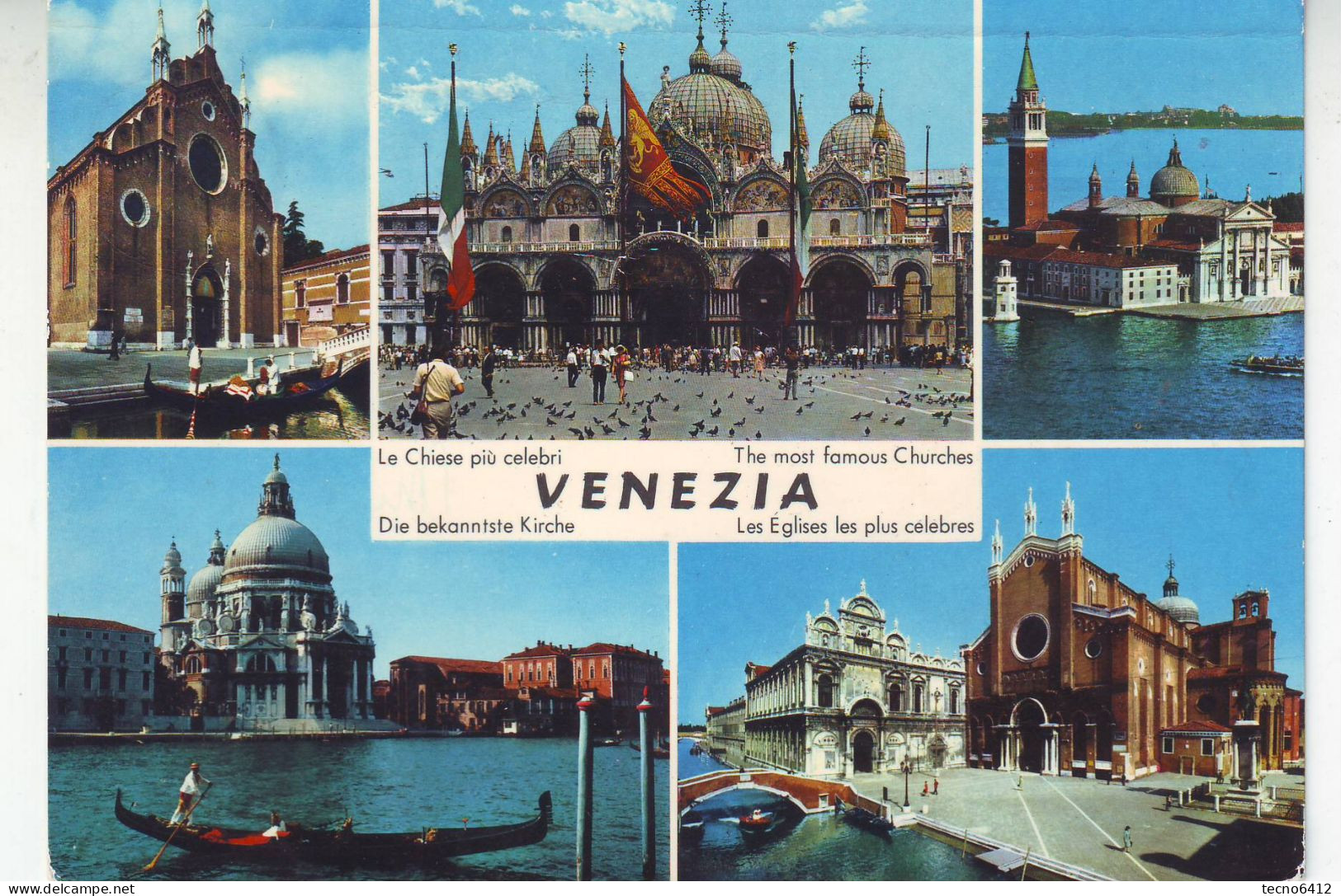 Venezia - Vedutine - Viaggiata - Venetië (Venice)
