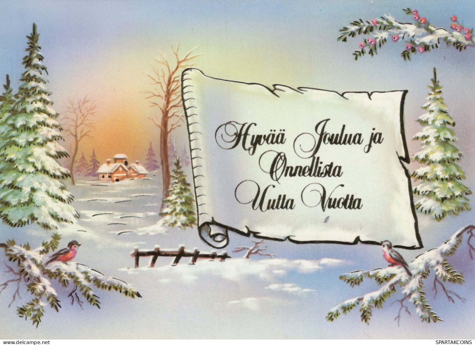 Buon Anno Natale Vintage Cartolina CPSM #PAV739.A - Nouvel An