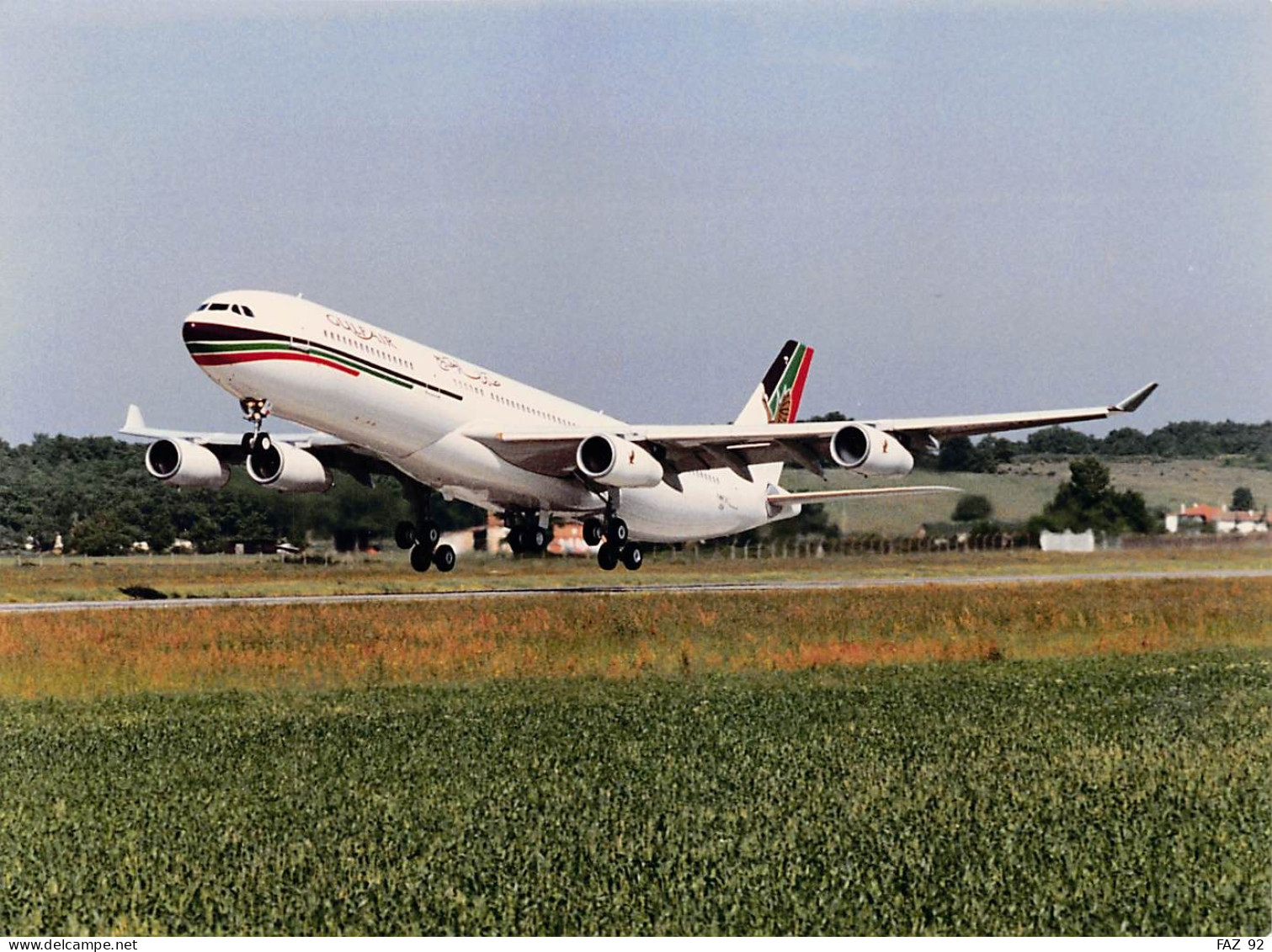 Airbus A340 - GulfAir - +/- 180 X 130 Mm. - Photo Presse Originale - Aviation