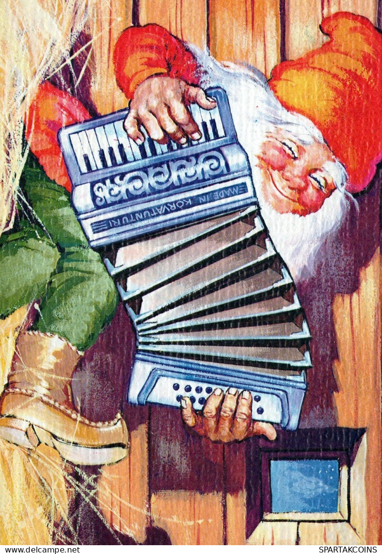 PÈRE NOËL NOËL Fêtes Voeux Vintage Carte Postale CPSM #PAK070.A - Santa Claus
