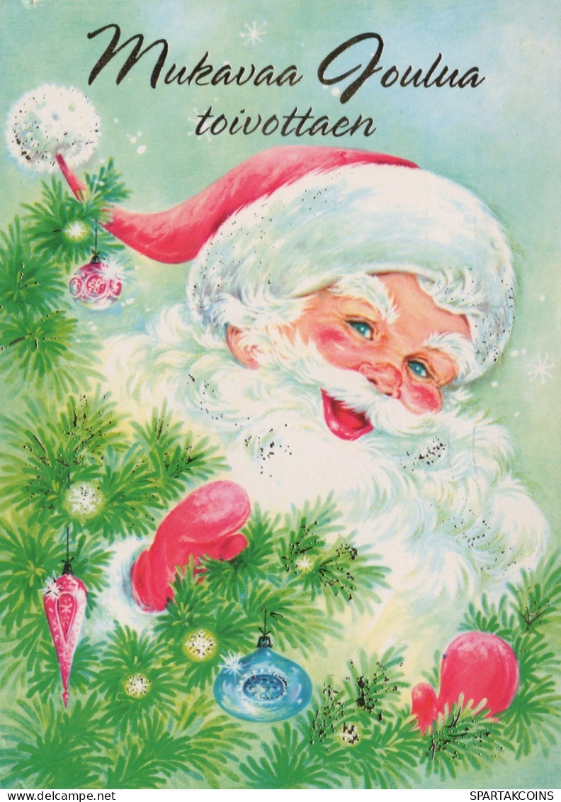 WEIHNACHTSMANN SANTA CLAUS WEIHNACHTSFERIEN Vintage Postkarte CPSM #PAJ879.A - Santa Claus