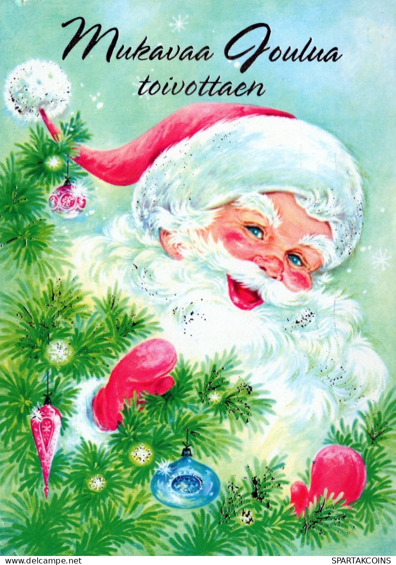 WEIHNACHTSMANN SANTA CLAUS WEIHNACHTSFERIEN Vintage Postkarte CPSM #PAJ879.A - Santa Claus