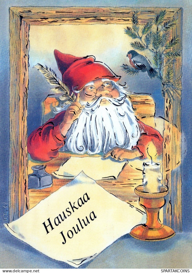 WEIHNACHTSMANN SANTA CLAUS WEIHNACHTSFERIEN Vintage Postkarte CPSM #PAJ941.A - Santa Claus