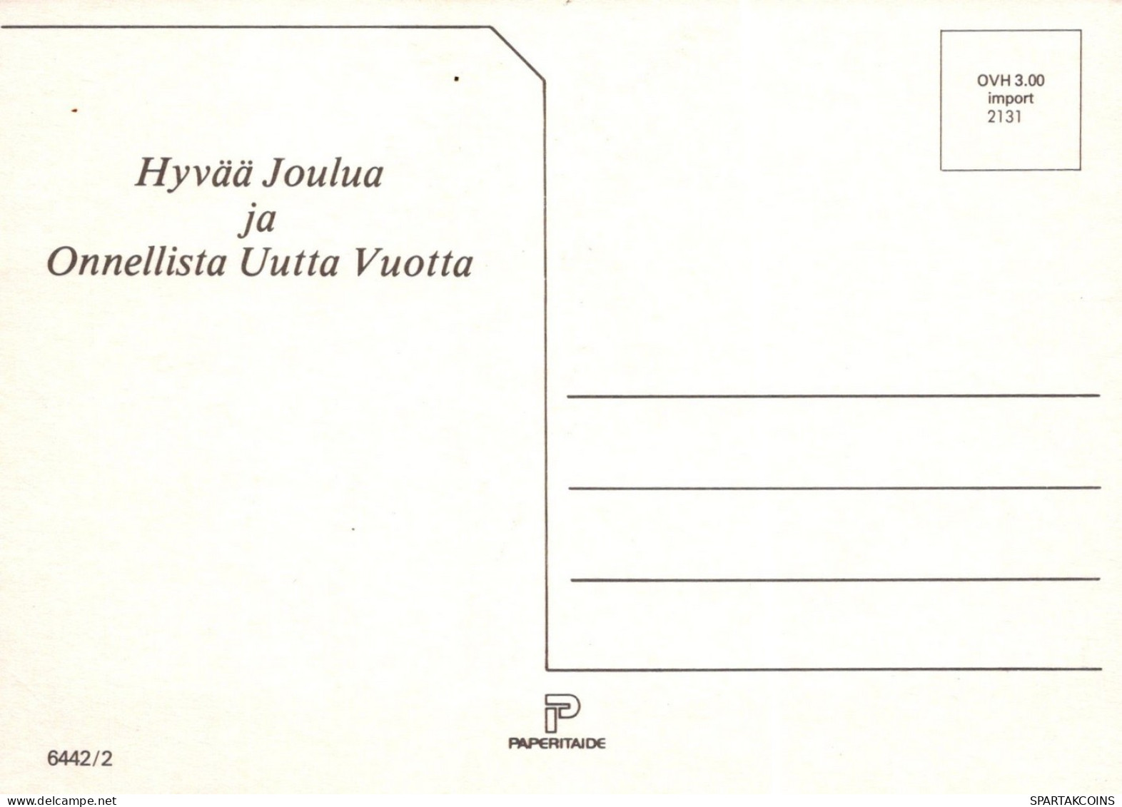 ÁNGEL NAVIDAD Vintage Tarjeta Postal CPSM #PAH055.A - Anges