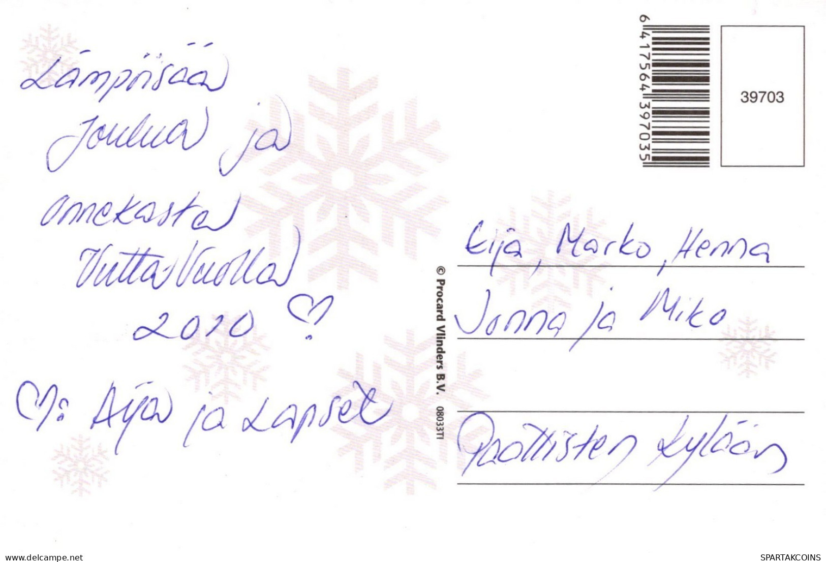 ENGEL WEIHNACHTSFERIEN Feiern & Feste Vintage Ansichtskarte Postkarte CPSM #PAG942.A - Engel