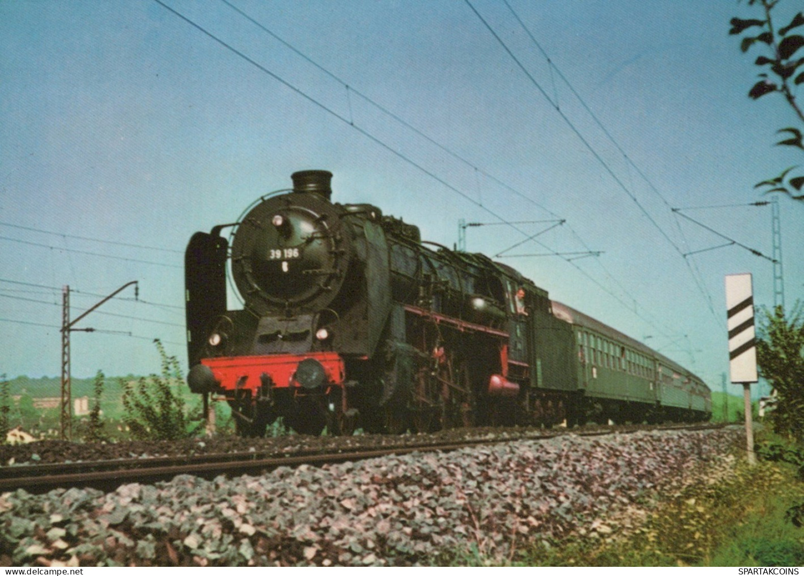 ZUG Schienenverkehr Eisenbahnen Vintage Ansichtskarte Postkarte CPSM #PAA999.A - Treni
