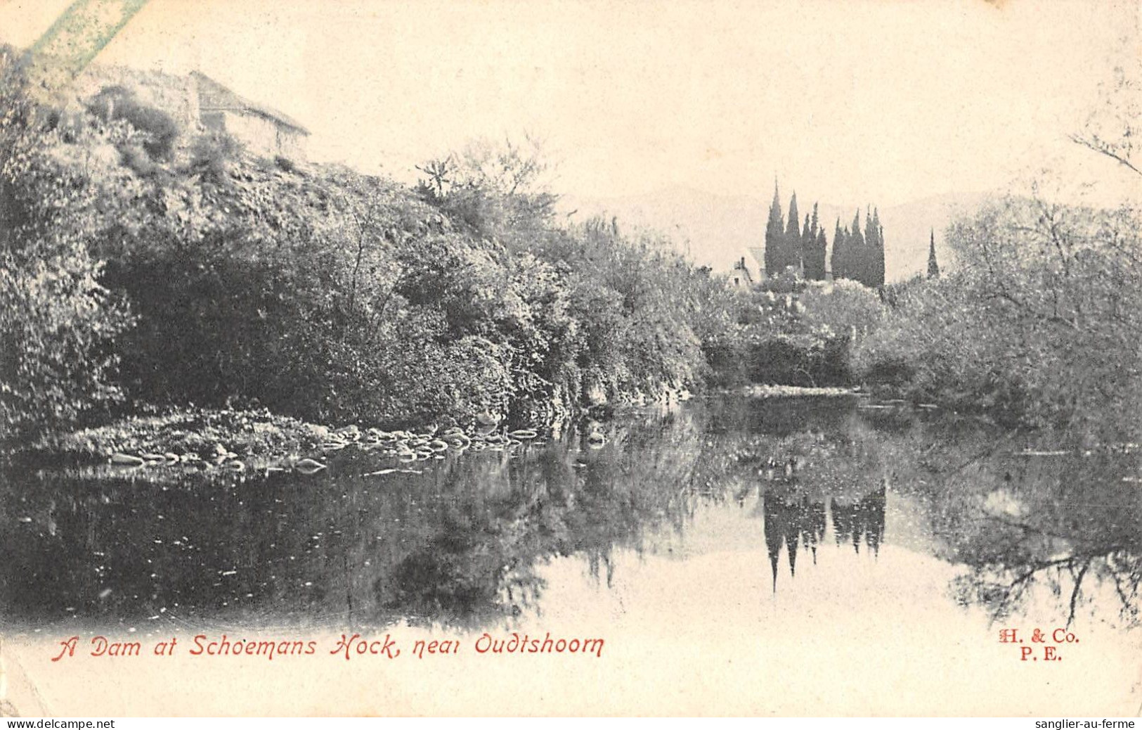 CPA / AFRIQUE DU SUD / A DAM AT SCHOEMANS HOCK NEAR OUDTSHOOM - Afrique Du Sud