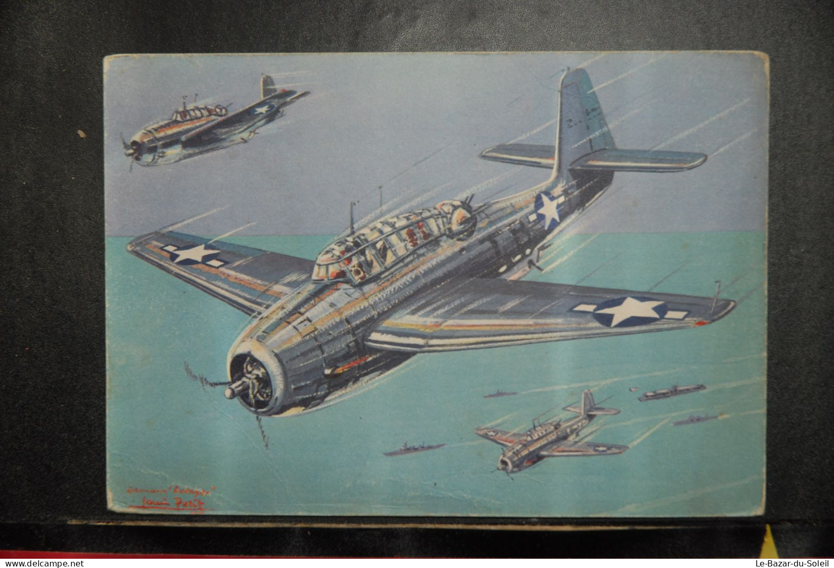 CP,  ILLUSTRATEUR, Louis Petit, Avion, Aviation,Grumman Avenger-bombardier Torpil Série 3, Collection Des Avions Alliés - 1939-1945: 2ème Guerre