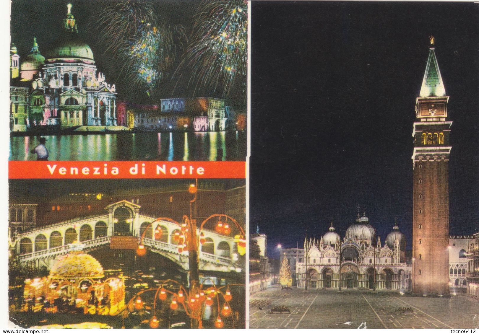 Venezia Di Notte - Vedutine - Viaggiata - Venezia (Venedig)