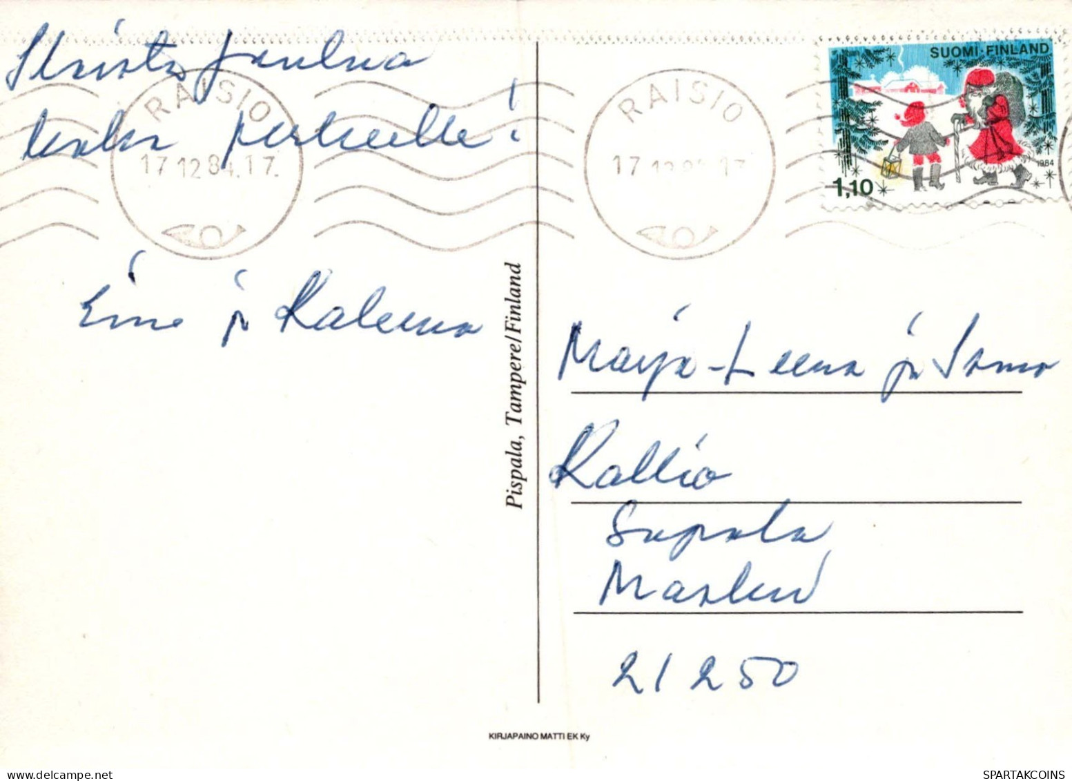 PINTURA FINLANDIA Vintage Tarjeta Postal CPSM #PAV623.A - Pintura & Cuadros