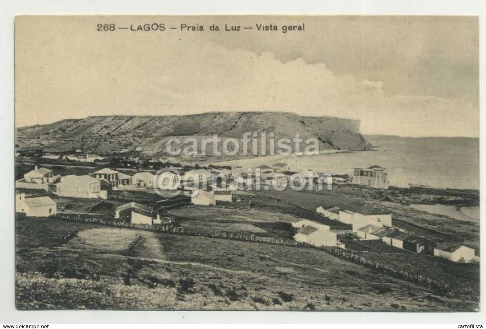 LAGOS - Vista Geral Da Praia Da Luz  ( 2 Scans ) - Faro