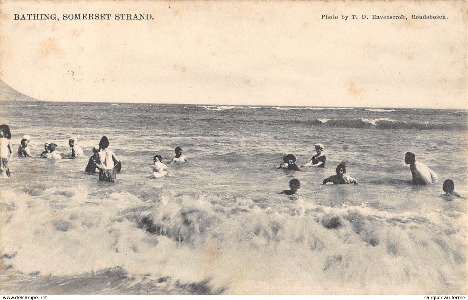 CPA / AFRIQUE DU SUD / BATHING SOMERSET STRAND - Afrique Du Sud