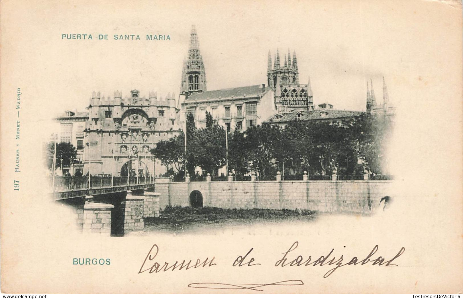 ESPAGNE - Puerta De Santa Maria - Burgos - Vue Générale - Carte Postale Ancienne - Burgos