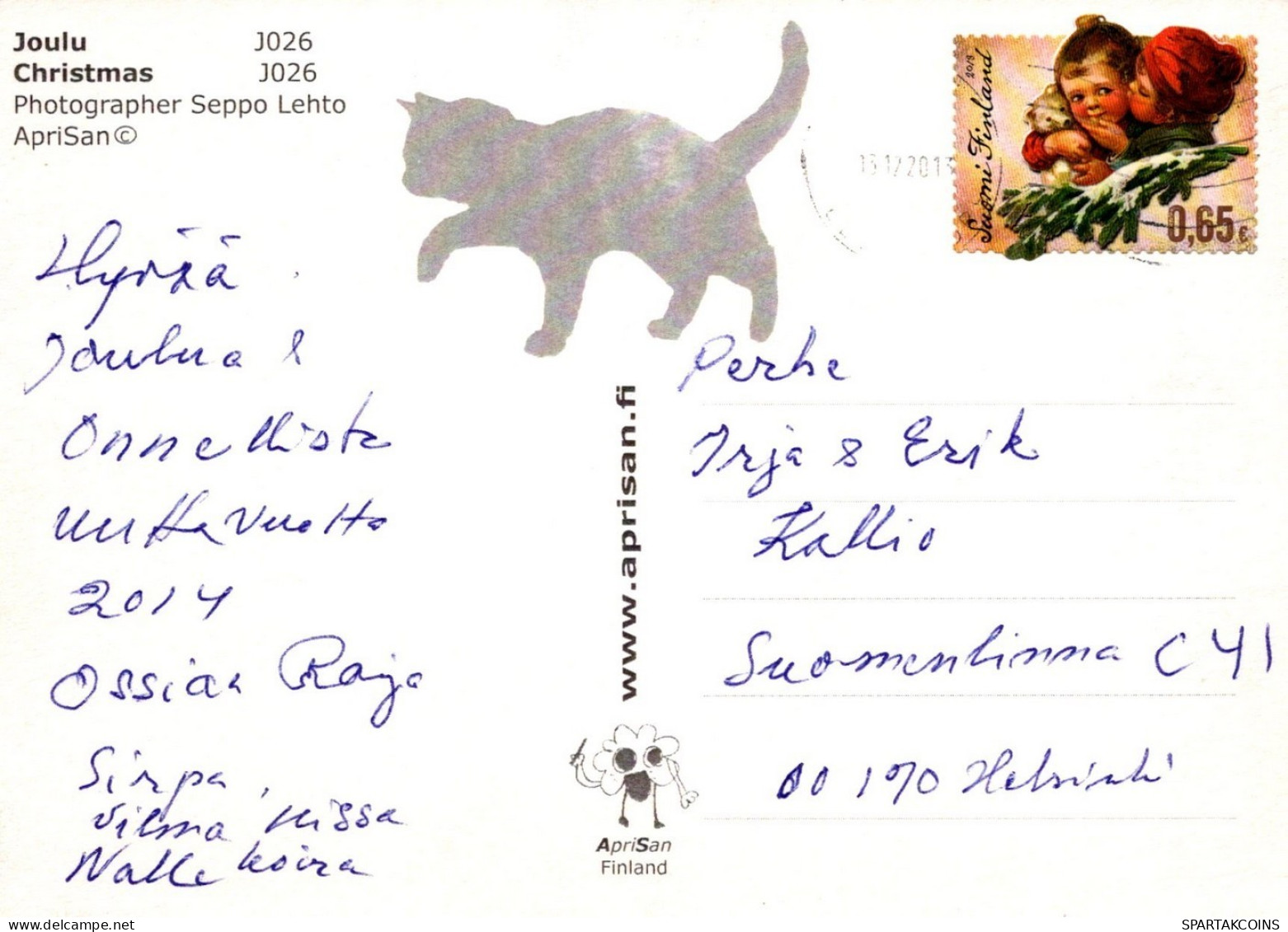 GATTO KITTY Animale Vintage Cartolina CPSM #PAM633.A - Katzen