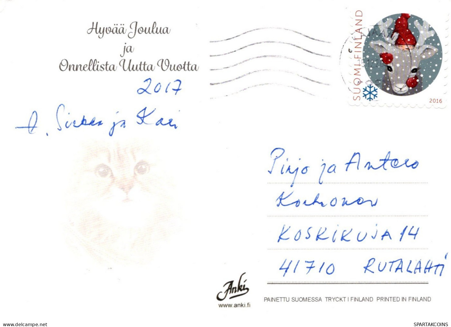 GATO GATITO Animales Vintage Tarjeta Postal CPSM #PAM617.A - Katzen