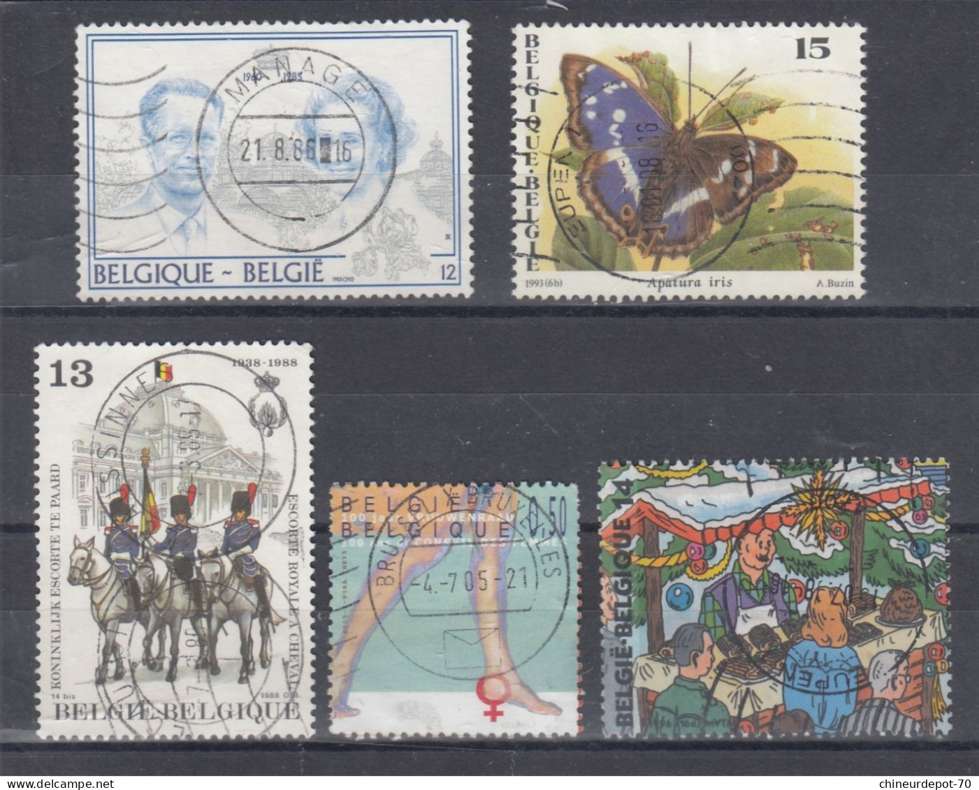 TIMBRES BELGE NON Classés - Andere & Zonder Classificatie