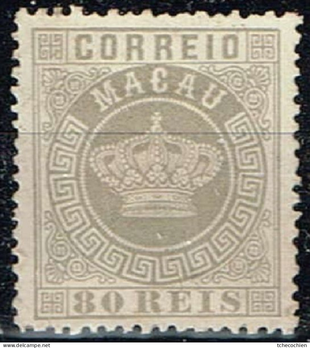 Macao - 1885 - Y&T N° 21 B(*), Dentelé 13 1/2, Neuf Sans Gomme. - Ungebraucht