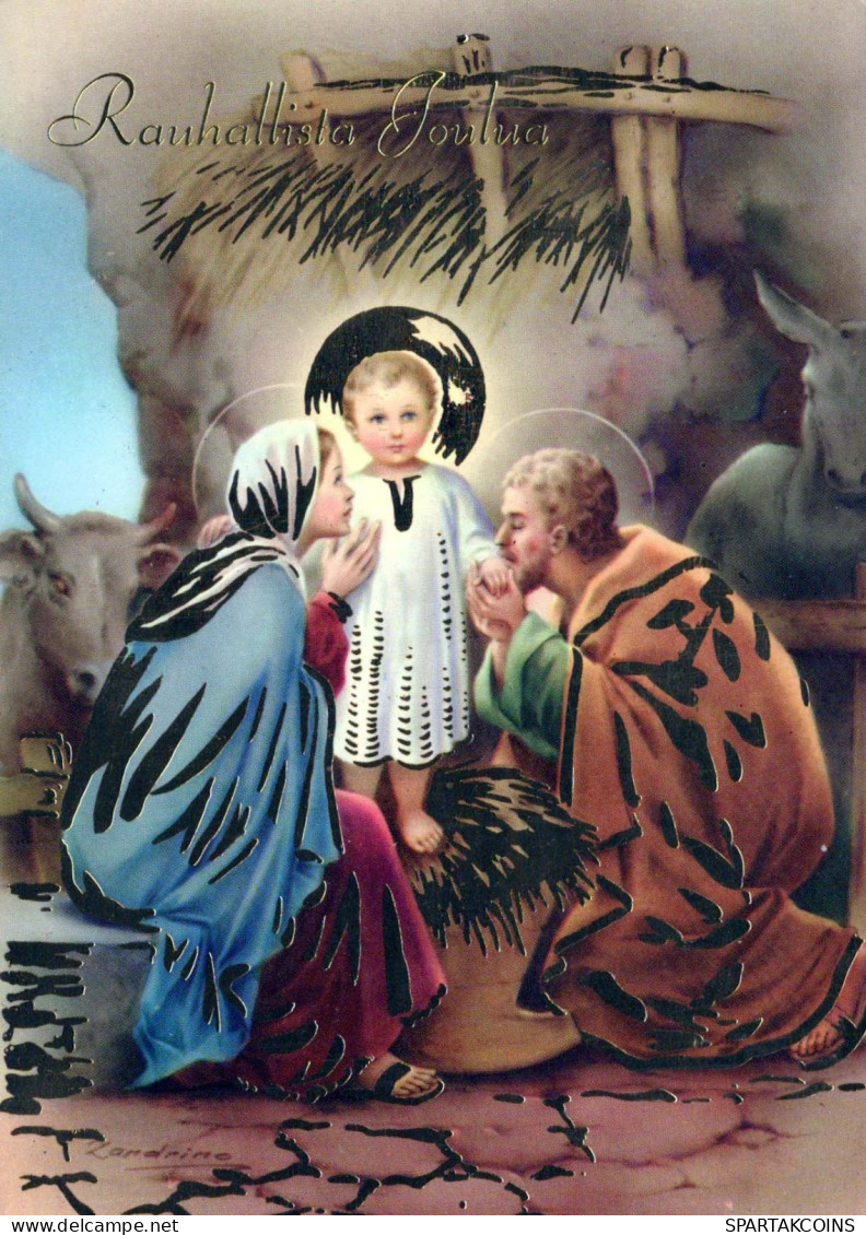 Vierge Marie Madone Bébé JÉSUS Noël Religion #PBB675.A - Vierge Marie & Madones