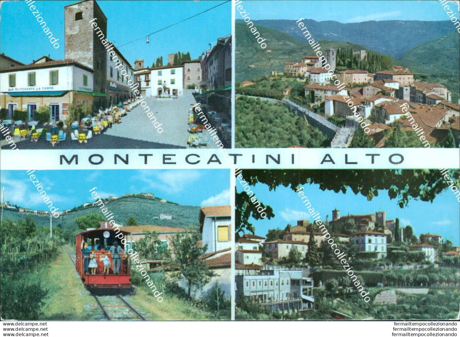 Bn667 Cartolina Montecatini Alto Provincia Di Pistoia - Pistoia