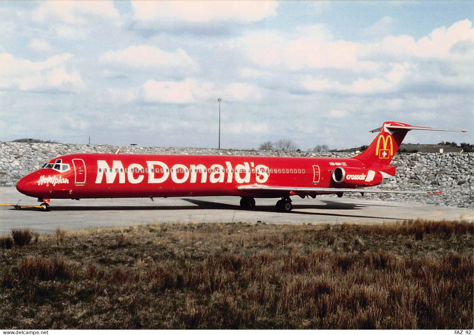 McDonnell Douglas MD-83 - +/- 180 X 130 Mm. - Photo Presse Originale - Aviazione