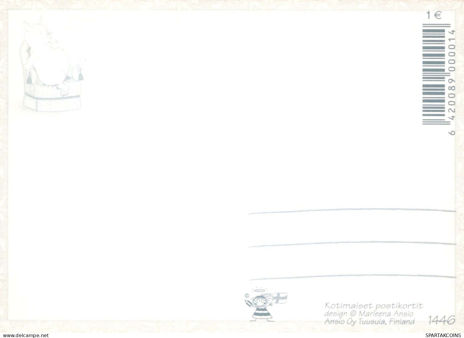 CERDOS Animales Vintage Tarjeta Postal CPSM #PBR745.A - Cochons