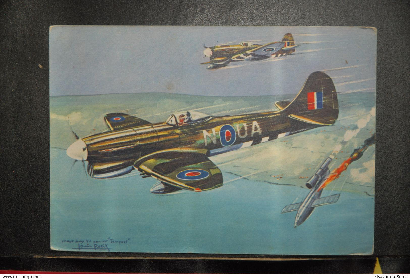 CP,  ILLUSTRATEUR, Louis Petit, Avion, Aviation,  Hawker "Tempest" (G.-B.),  Collection Des Avions Alliés - 1939-1945: 2de Wereldoorlog