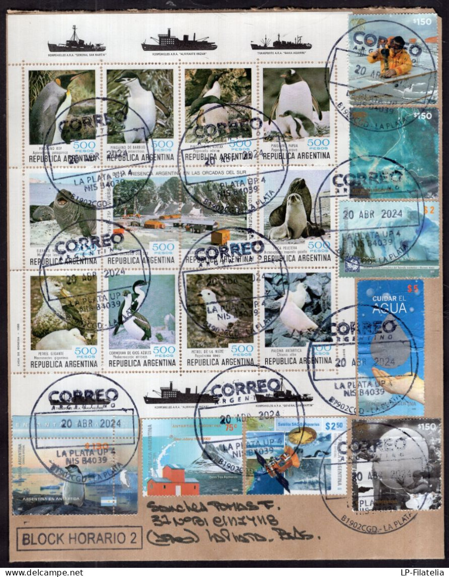Argentina - 2023 - Antartic Fauna - Modern Stamps - Diverse Stamps - Storia Postale